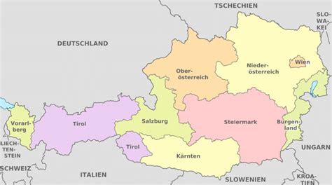 Regions Of Austria