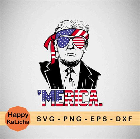 Donald Trump Svg Merica Svg Trump Merica Svg Trump Svg Etsy