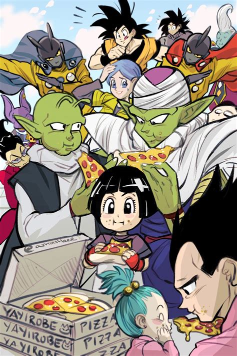 Bee Jingle Bell Amartbee 🐝 ️ On Twitter Namekian Pizza Party Dbssuperhero