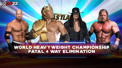 Fatal 4 Way Elimination WWE World Heavyweight Championship Match