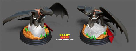 Toothless Model Sheet