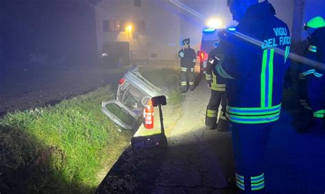 Cassano D Adda Anziano Perde Il Controllo Dell Auto Nella Nebbia E