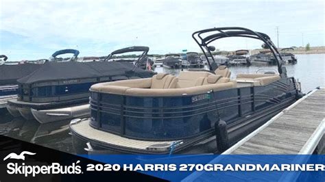 2020 Harris 270 Grand Mariner Pontoon Tour SkipperBud S YouTube