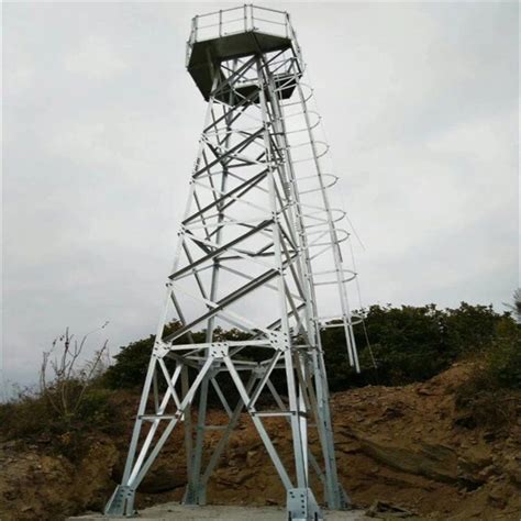 Galvanized Four Legged Angle Steel Telecommunication Tower China Self