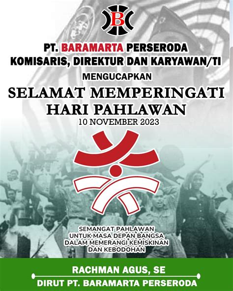 Rachman Agus PT Baramarta Perseroda Memperingati Hari Pahlawan 10