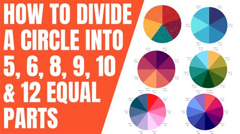 How To Divide A Circle In To 567810 And 12 Equal Parts Pa Academy