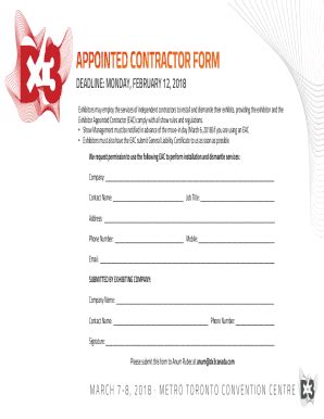 Fillable Online Exhibitor Forms Webflow Fax Email Print Pdffiller