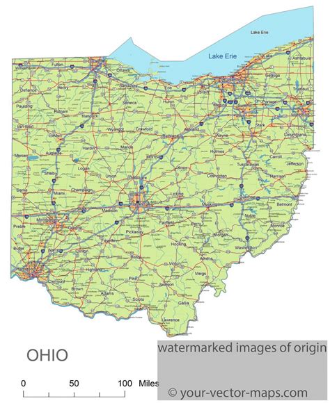 Ohio State Map Printable - Printable Maps