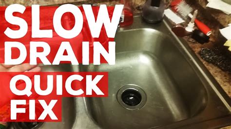 How To Clear A Slow Draining Kitchen Sink – Things In The Kitchen