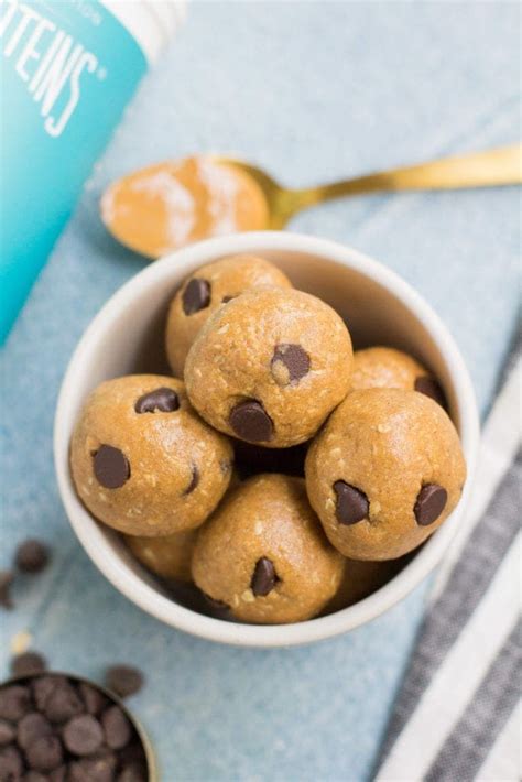 Healthy Peanut Butter Cookie Dough Bites The Clean Eating Couple