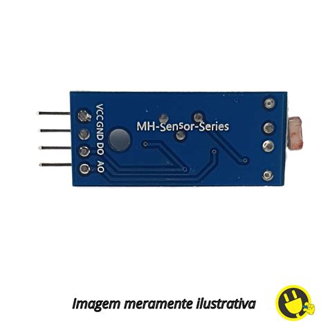 Módulo Sensor de Luz LDR Digital Analógico 4 Pinos Arduino e