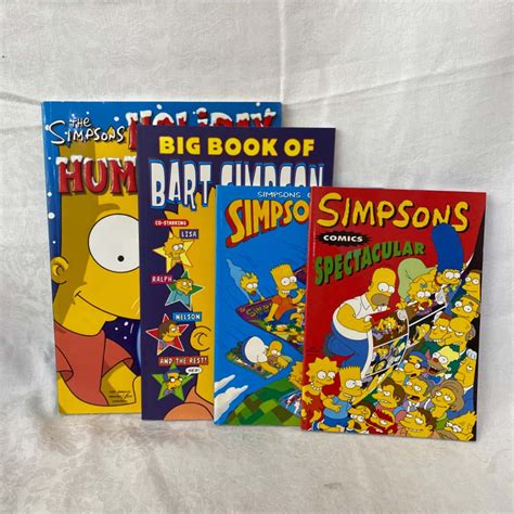 4 Simpsons Books 2 Simpsons Comics