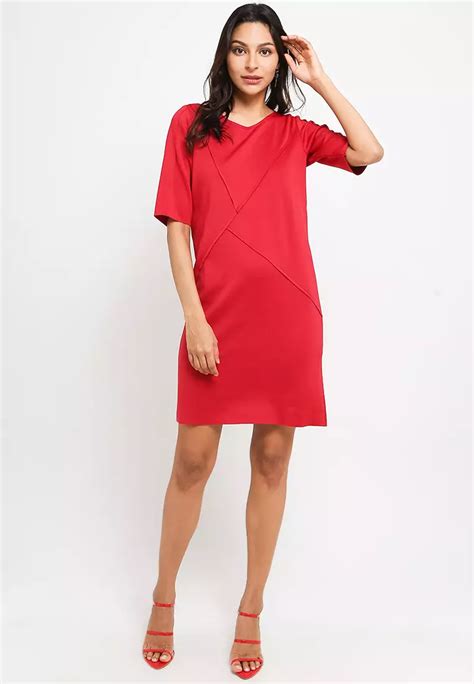 Jual Elle Unfinished Basic Dress Original 2024 Zalora Indonesia