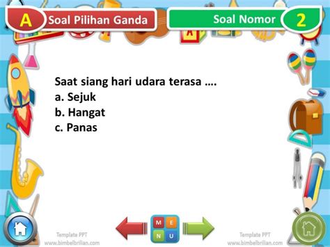 Power Point Ppt Soal Tema Kelas Sd Subtema Kegiatan Siang Hari