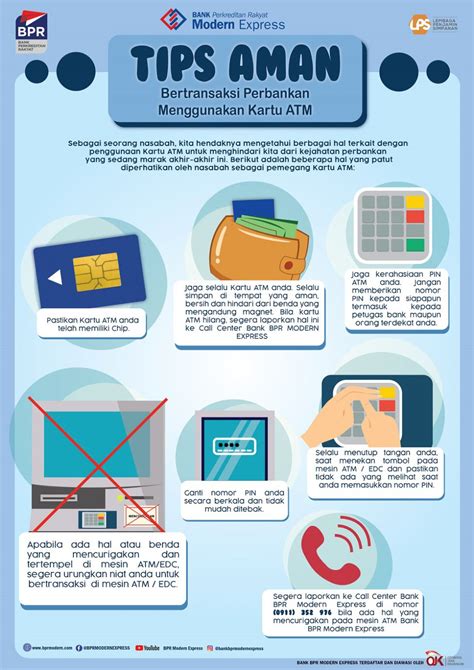 Tips Aman Bertransaksi Perbankan Menggunakan Kartu Atm Pt Bpr Modern