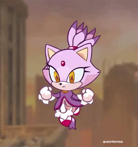 Blaze art gif - Blaze the Cat Fan Art (44346942) - Fanpop