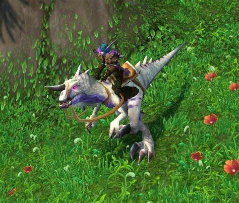 Primal Raptors Wow Mounts Black Green Red And White Wow Amino