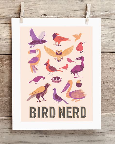 Bird Nerd Art Print - Ornithology | Cognitive Surplus