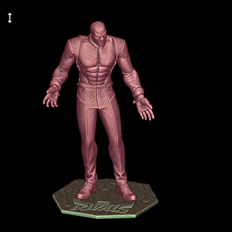 Mister Knight Moon Knight X Men Naked Action Figure Marvel Rivals STL File For 3D Printing