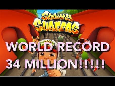 Subway Surfer Highscore World Record Subway Surfers