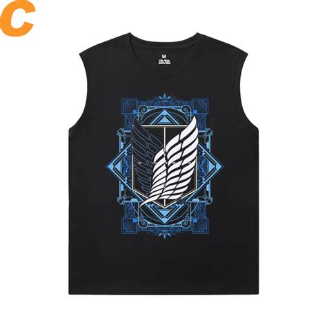 Hot Topic Anime Shirts Attack on Titan Cheap Mens Sleeveless T Shirts | WISHINY