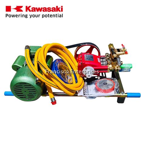 Kawasaki Power Sprayer Washer 1 5 HP Electric Belt Type Shopee