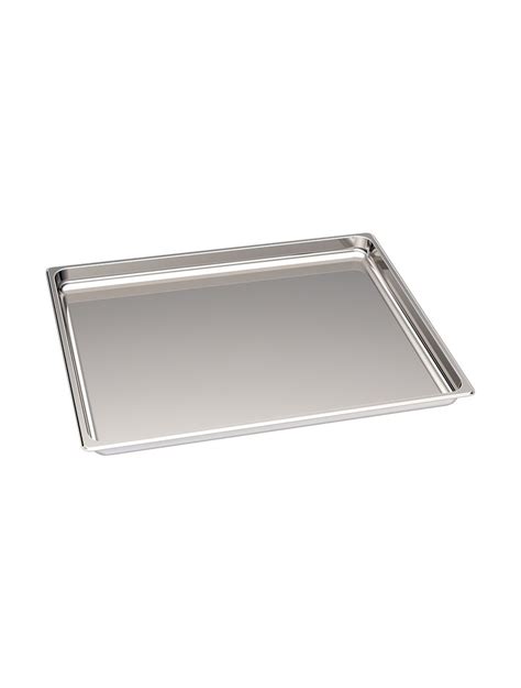 Stainless Steel 2 X 1 40mm Deep Plain Gastro Tray Syspal Uk