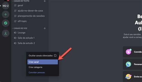 Discord Aprenda A Criar Facilmente Canais Dentro Do Servidor