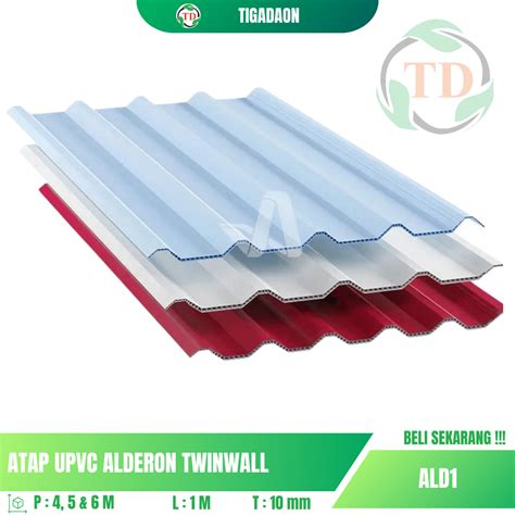 Atap Upvc Alderon Twinwall Dan Meter Tigadaon