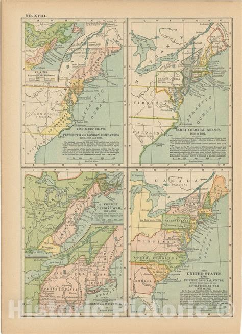 Historic Map United States 1914 Century Atlas Of The World V4