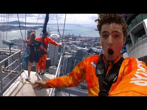 The Tourist Bus Benson Boone Leaps Off Auckland S Sky Tower A 192