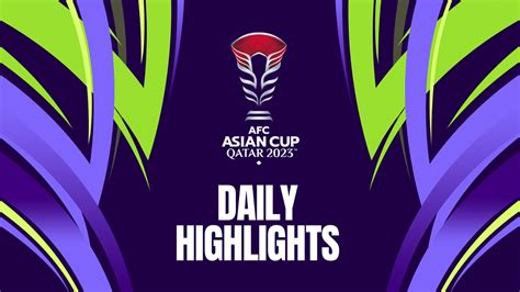 #AsianCup2023 - Daily Highlights 15/1 ( EN )