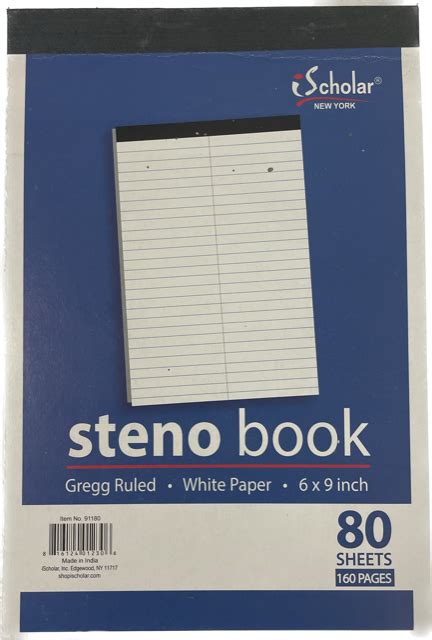 Libreta de taquigrafia Steno Book Pad
