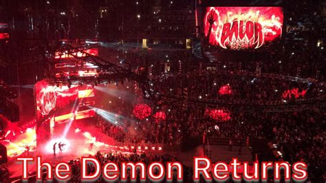 The Demon King Returns At Summerslam Finn Balor Full Entrance Youtube