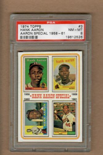 Topps Hank Aaron Special Psa Ebay