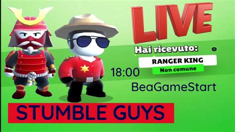 LIVE Stumble Guys Con BeaGameStart Dal Vivo Ita YouTube