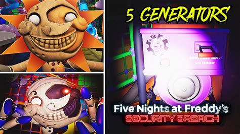 Fnaf Security Breach How To Find All Generators Fast Daycare