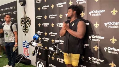 Malcolm Roach Recaps Day 19 At Saints Training Camp Video Dailymotion