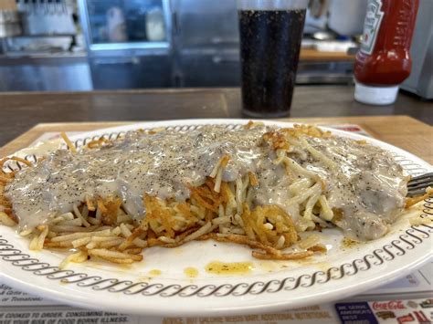 [i Ate] Triple Order Hash Browns W Sausage Gravy Dining And Cooking