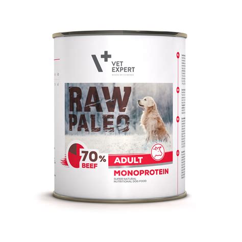 Vet expert raw paleo beef monoprotein karma dla psa wołowina sklep