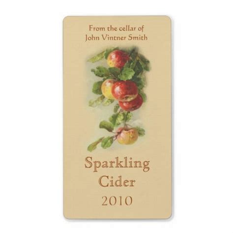 Apple Wine Bottle Label Zazzle Apple Wine Wine Bottle Labels Wine