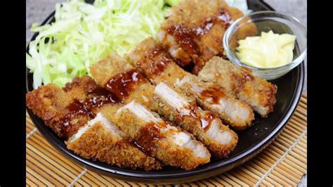 Tonkatsu Deep Fried Pork Cutlet Youtube