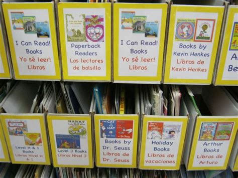 Bilingual Library Labels For Dual Language Classroom With Free Download