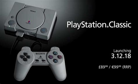 Sony Anuncia Playstation Classic Una Versión Mini De Su Icónica