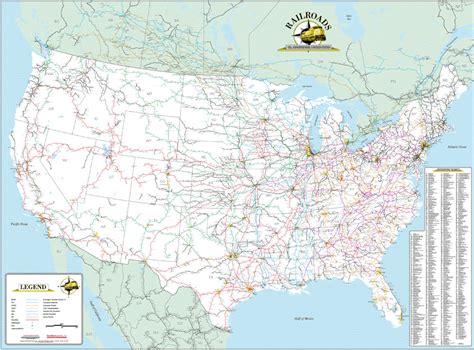 USA Rail Map