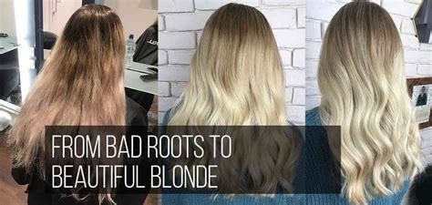 From Bad Roots To Beautiful Blonde - The Hair Boutique