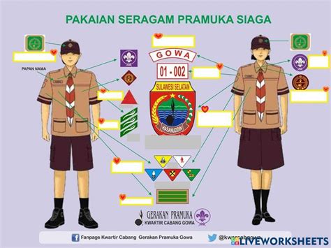 Atribut Pramuka Siaga Online Exercise For Live Worksheets