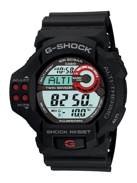 Casio Mens G Shock Multi Function Watch W Digital Dial And Black