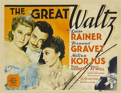 The Great Waltz 1938 Johann Strauss Ii Valses