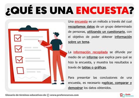 Qué Es Una Encuesta Concepto De Encuesta